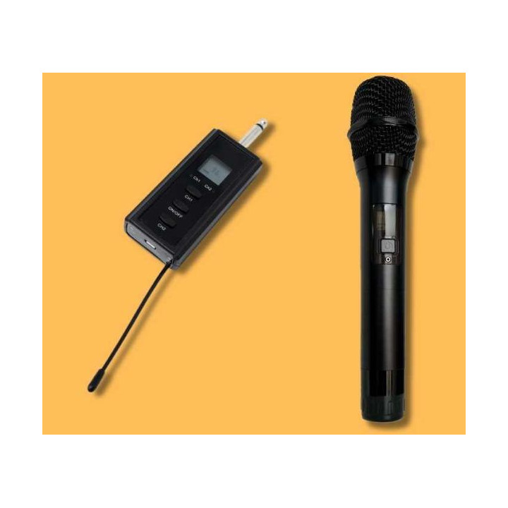 EMPIRE KIT RADIOMICROFONO ICE CON RICEVITORE 2 CANALI